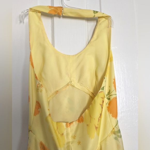 Vintage 70s ILGWU Floral Floor Length Gown - Picture 5 of 12